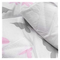 Becik New Baby biały motyle