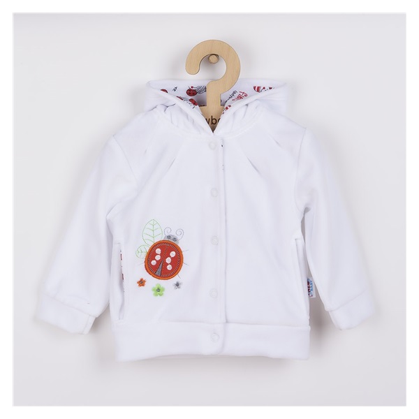 Welurowa bluza z kapturem