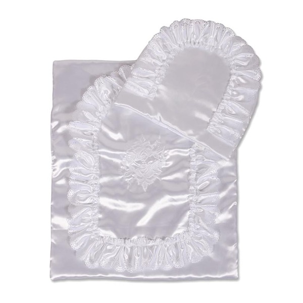 Satenowy 2-częściowy zestaw do wózka New Baby