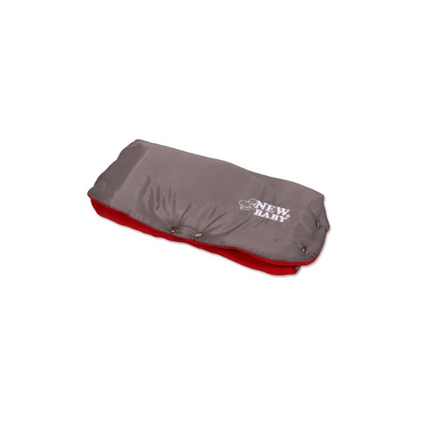 Mufka do wózka Classic Polar grey/red