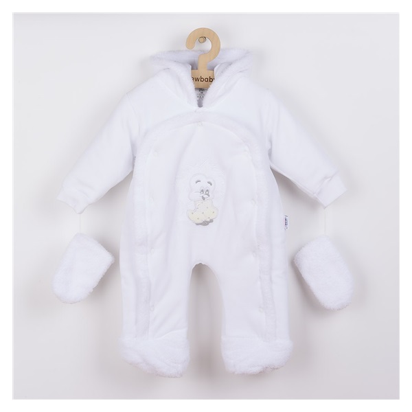 Dziecięcy kombinezon New Baby Jeżyk biały