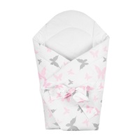 Becik z kokosowym wkładem New Baby biały motylki