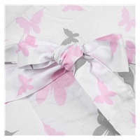 Becik z kokosowym wkładem New Baby biały motylki