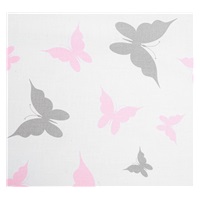 Becik z kokosowym wkładem New Baby biały motylki