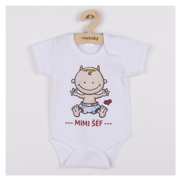 Body z nadrukiem New Baby MADE IN LOVE