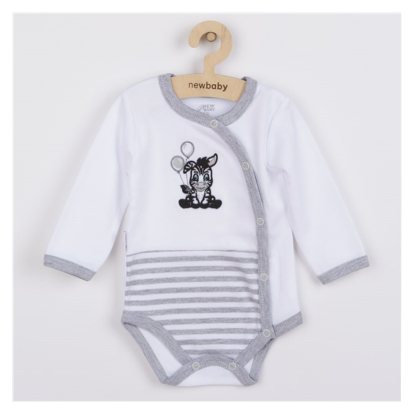Niemowlęce całkowicie rozpinane body New Baby Zebra exclusive