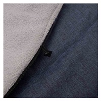 Śpiwór do wózka NEW BABY z futerkiem granatowy