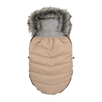 Śpiwór do wózka NEW BABY z futerkiem beżowy