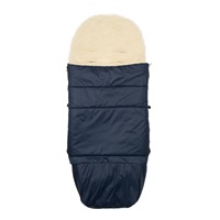 Śpiwór do wózka NEW BABY 3w1 z z owczego runa granatowy