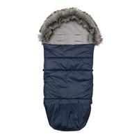 Śpiwór do wózka NEW BABY 3w1 z futerkiem granatowy