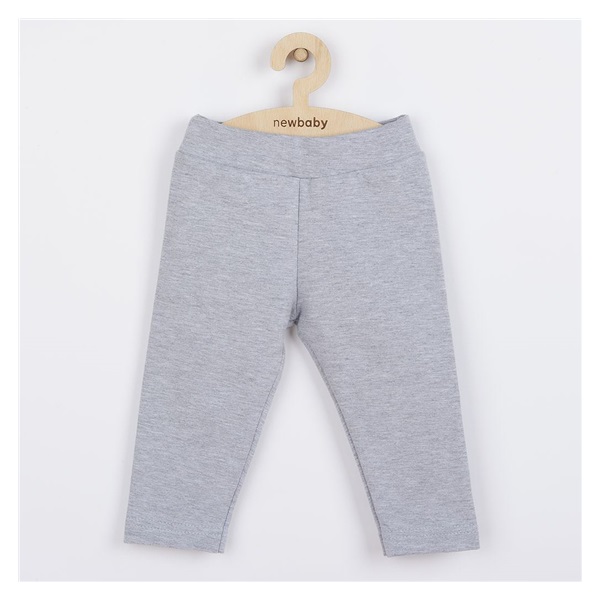 Niemowlęce bawełniane legginsy New Baby Leggings szare