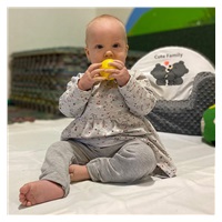 Niemowlęca sukienka z długim rękawem New Baby For Girls gwiazdki