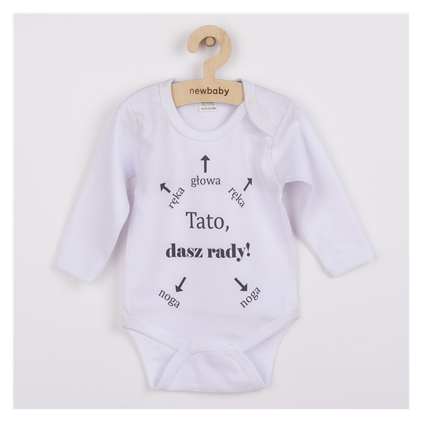 Body z nadrukiem Tato, dasz rady!