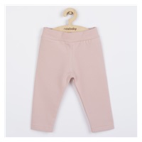 Niemowlęce bawełniane legginsy New Baby Leggings jasno różowe