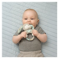 Grzechotka Baby Mix pies niebieski