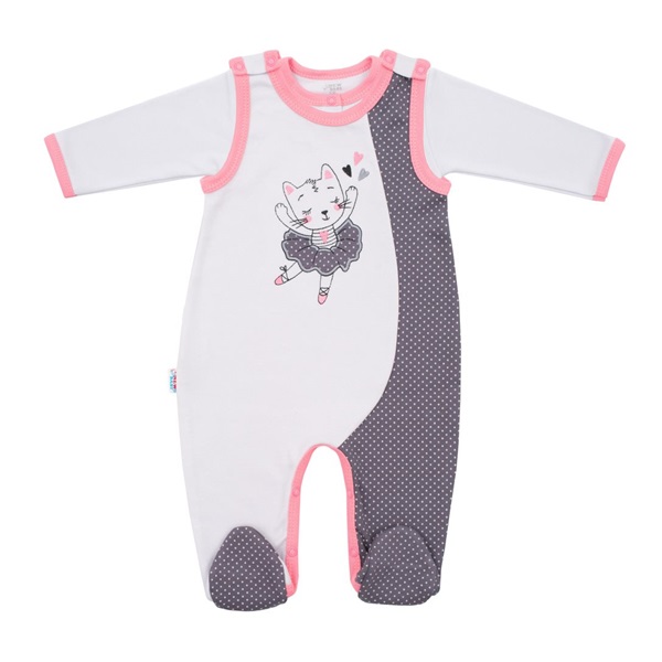 2-częściowy bawełniany komplet New Baby Ballerina