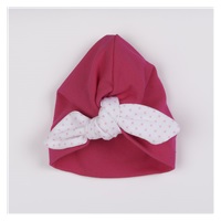 Dziewczęca czapka turban New Baby For Girls dots