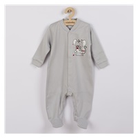 Niemowlęcy pajac New Baby Mouse szary