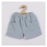 Niemowlęcy muślinowy komplet New Baby Summer Nature Collection niebieski