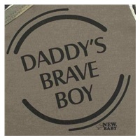 Niemowlęce body z krótkim rękawem New Baby Army boy