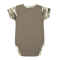 Niemowlęce body z krótkim rękawem New Baby Army girl