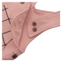 Bawełniane ogrodniczki New Baby Cool różowe