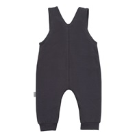 Bawełniane ogrodniczki New Baby Cool grafitowe