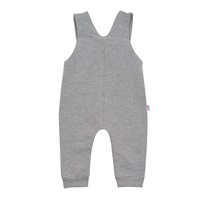 Bawełniane ogrodniczki New Baby Cool szare