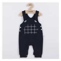 Bawełniane ogrodniczki New Baby Cool niebieskie