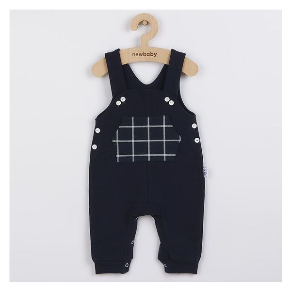 Bawełniane ogrodniczki New Baby Cool niebieskie