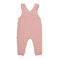 Bawełniane ogrodniczki New Baby Cool różowe