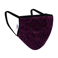 Tekstylna maseczka ochronna New Baby fioletowa
