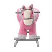 Zabawka na biegunach z melodią PlayTo różowy konik