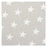 Klasyczny rożek wiązany New Baby Gwiazdki szaro biały