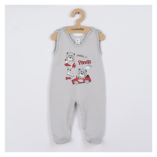 Bawełniane śpiochy New Baby Crazy Panda