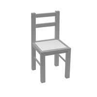 Stolik dziecięcy z 2 krzesełkami New Baby PRIMA szary