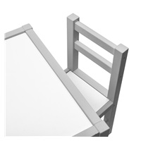 Stolik dziecięcy z 2 krzesełkami New Baby PRIMA szary