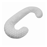 Poduszka do karmienia New Baby w kształcie C Gwiazdki szara