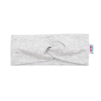 Niemowlęca&#32;opaska&#32;New&#32;Baby&#32;Style&#32;jasno&#32;szara&#32;37&#32;cm