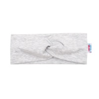 Niemowlęca&#32;opaska&#32;New&#32;Baby&#32;Style&#32;jasno&#32;szara&#32;40,5&#32;cm