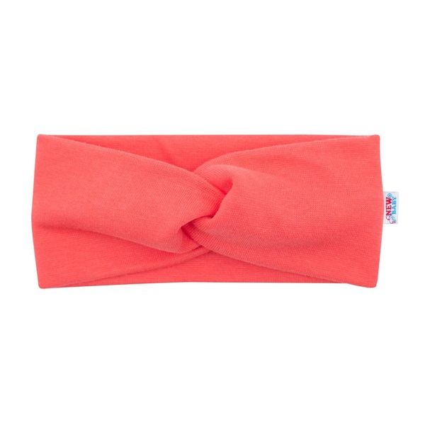 Niemowlęca opaska New Baby Style malinowa 37 cm