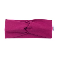 Niemowlęca opaska New Baby Style ciemno fioletowa 37 cm