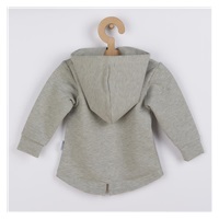 3-częściowy bawełniany komplet dziewczęcy New Baby Cool Girls szaro-biały