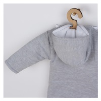 Zimowy kombinezon New Baby Winter Elephant jasno szary