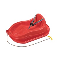 Sanki plastikowe z oparciem BAYO MINI czerwone