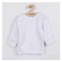 Niemowlęca koszulka z bocznym zapięciem New Baby biała