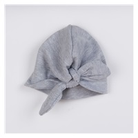 Niemowlęca sukienka z czapką-turban New Baby Little Princess szara