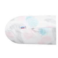 Poduszka do karmienia New Baby Piórka różowe