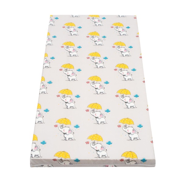 Dziecięcy materac New Baby 120x60 pianka-kokos szary obrazki