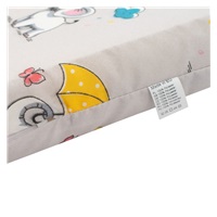 Dziecięcy materac New Baby 120x60 pianka-kokos szary obrazki